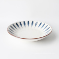 Chinese style blue and white ceramic bowl dish